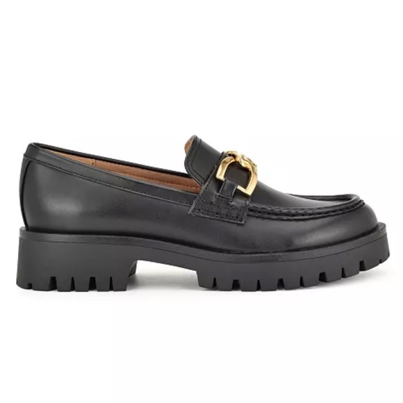 New Nine West Gable Lug-Sole Loafer Sz 8.5 M - Picture 2 of 9